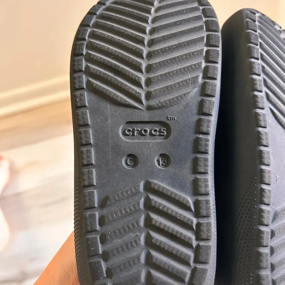Crocs Kids Classic Sandals Black Size Kids 13